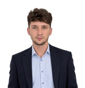 James Lawrence, assistant branch manager of Country Properties Estate Agents in Stotfold